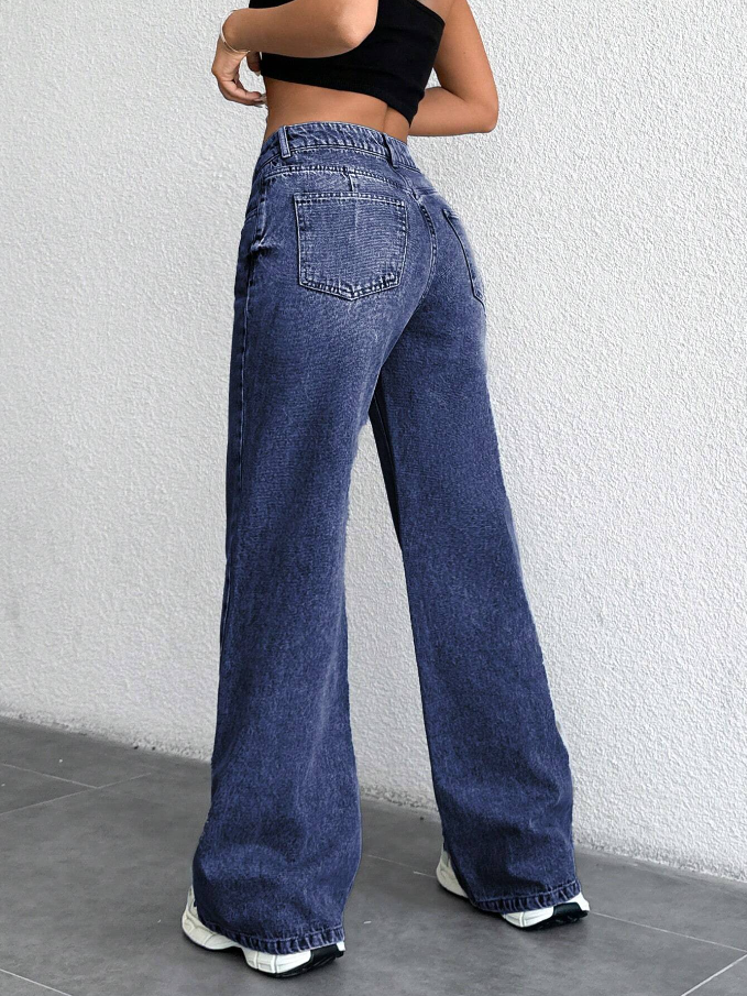 Wide-Leg Jeans