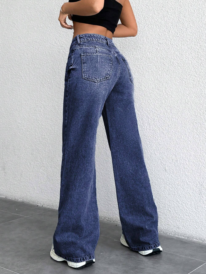 Wide-Leg Women's Jeans