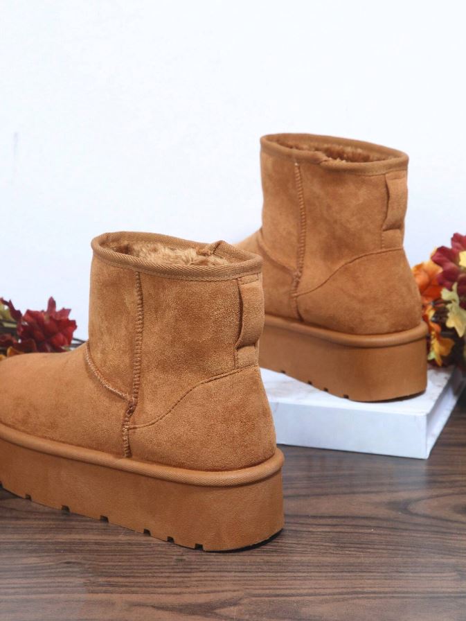 Women's Winter Boots Made (High-Quality Faux Leather)