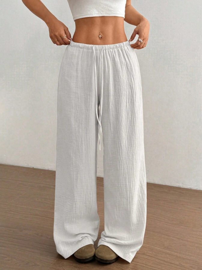 White Linen Pants