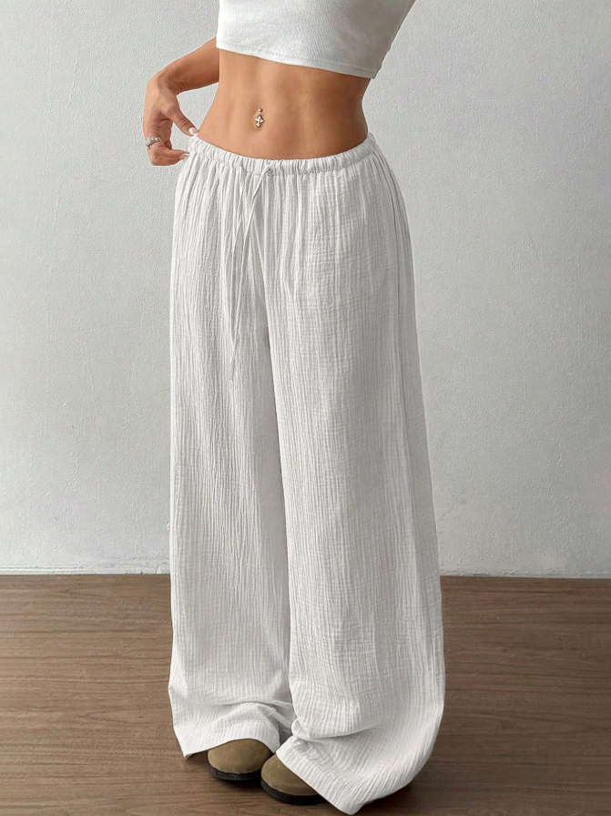 White Linen Pants