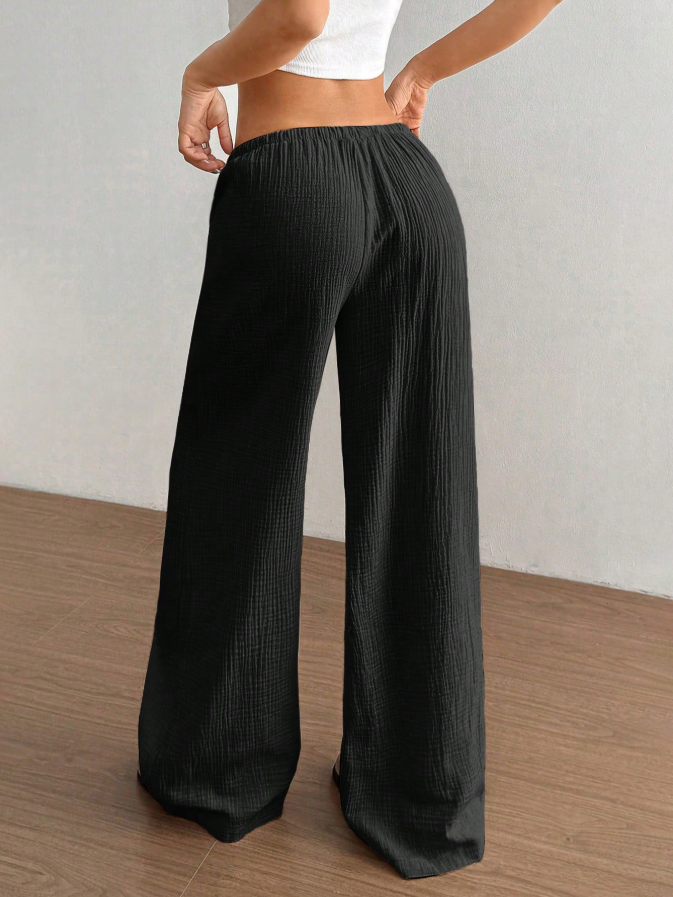 Black Linen Pants