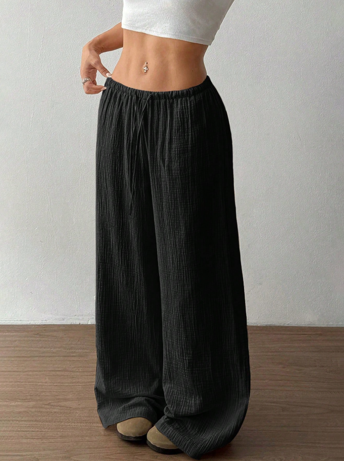 Black Linen Pants